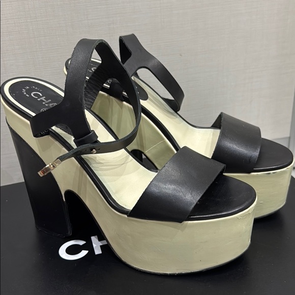 Chanel wedges, SUPER PRICE! - Picture 1 of 4